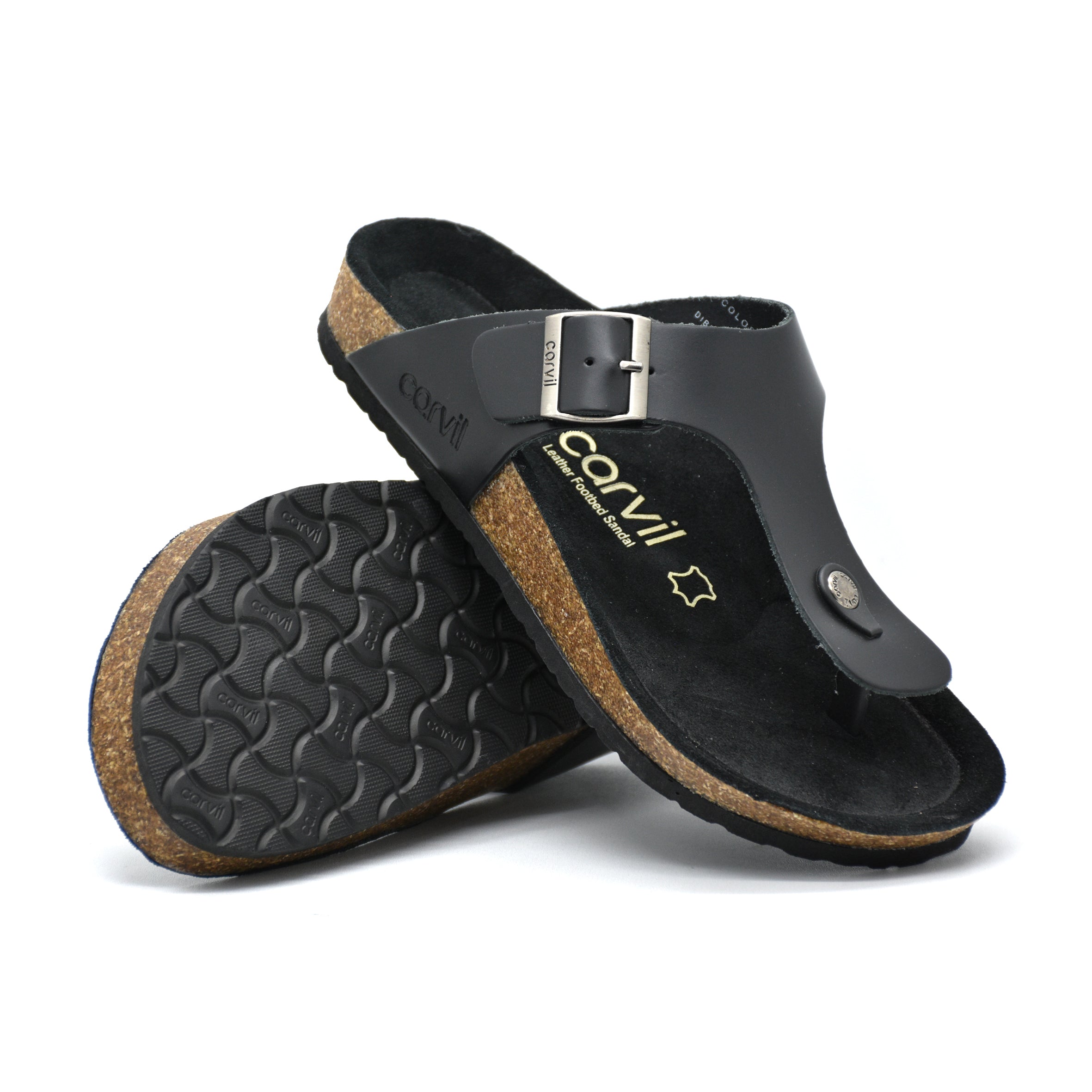 Colorado Cork Footbed  100% Leather Sandal