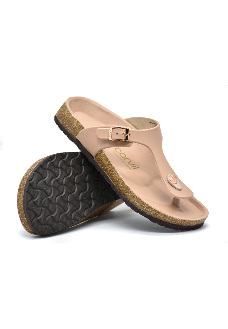 Michasa Cork  Footbed Sandal